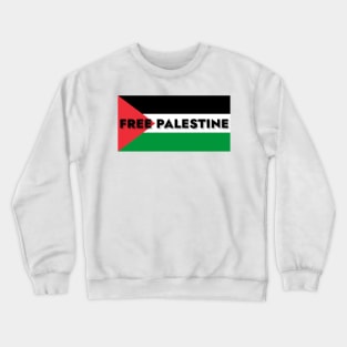 Free Palestine Support Palestine Crewneck Sweatshirt